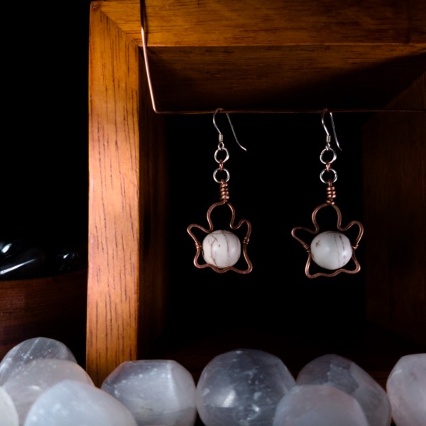 Ghost Bumps Earrings – Staged