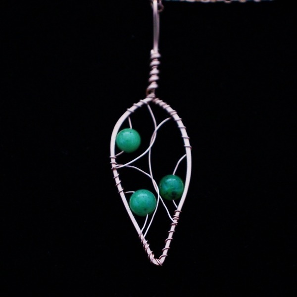 Blackthorn Leaf Copper Necklace – Canadian Jade – Back (3)-2 (RR)