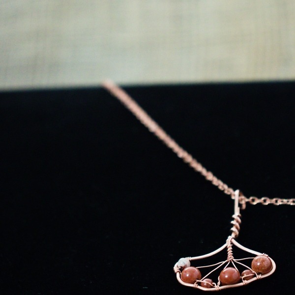 Ginkgo Leaf Copper Necklace – White Laced Red Jasper – Top Pinterest (10)-2 (RR)
