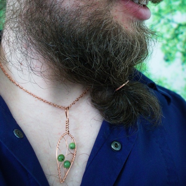 blackthorn leaf canadian jade copper necklace – in use (2)-2 (RR)