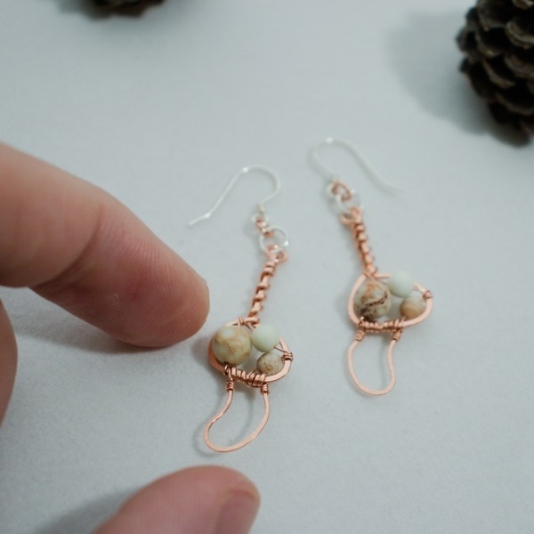 Magic Mushrooms 01 Earrings – Hand Touching – White Background Pinecones (2)-5 (RR)