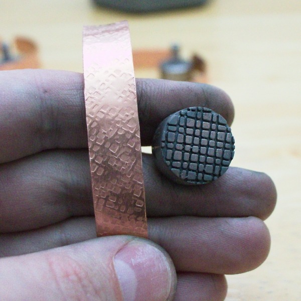 Textured Bracelet – Modern Matrix in Hand