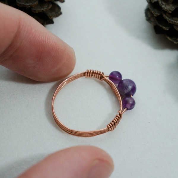 Simple Amethyst Ring